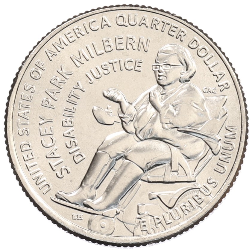 1/4 доллара (25 центов) 2025 года P США «Американские женщины — Стейси Парк Милберн» — Фото №1