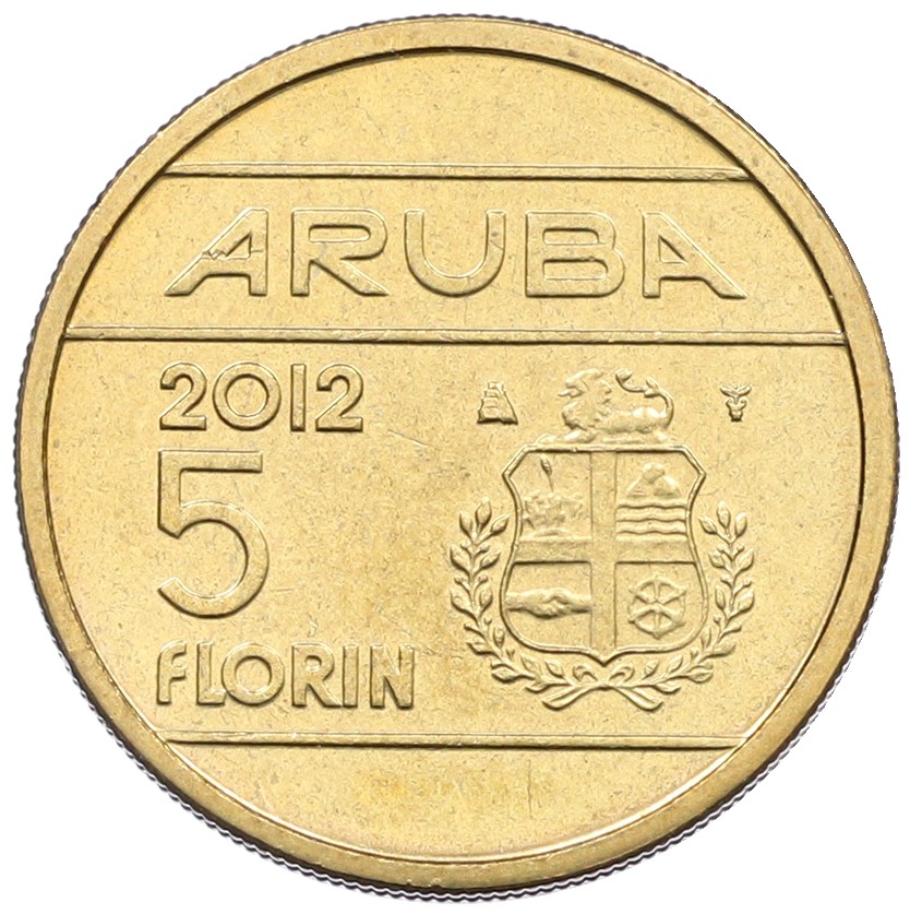 5 флоринов 2012 года Аруба — Фото №1