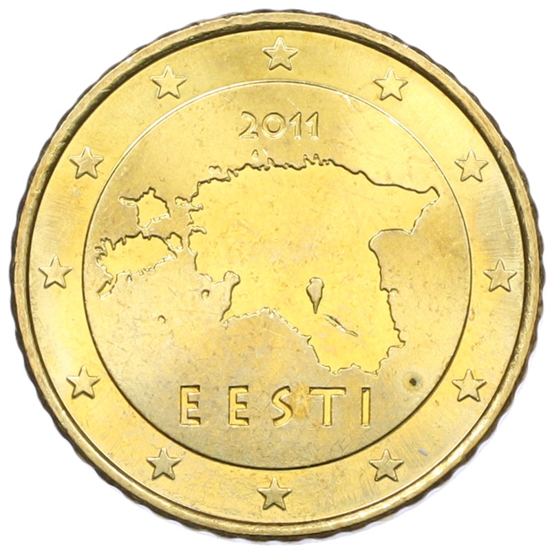 50 евроцентов 2011 года Эстония — Фото №1