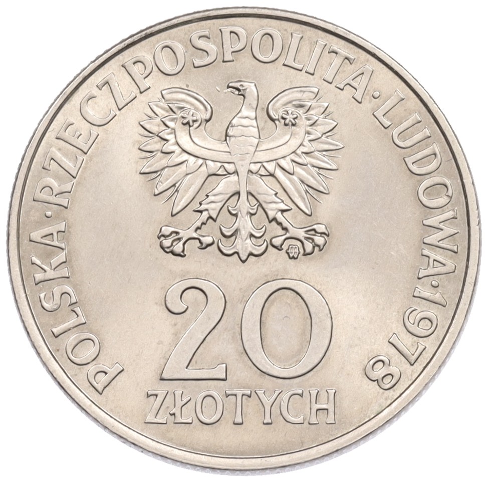20 злотых 1978 года Польша «Первый польский космонавт» — Фото №2