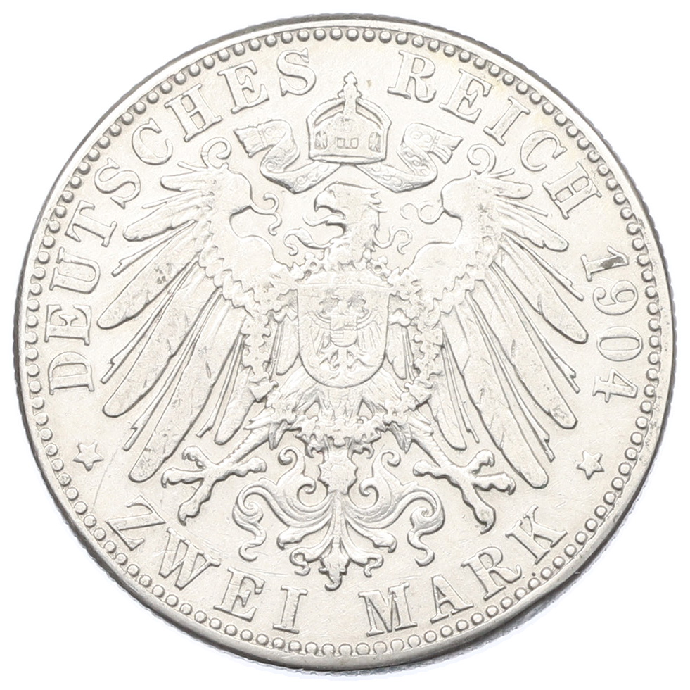 2 марки 1904 года Германия (Бавария) — Фото №2