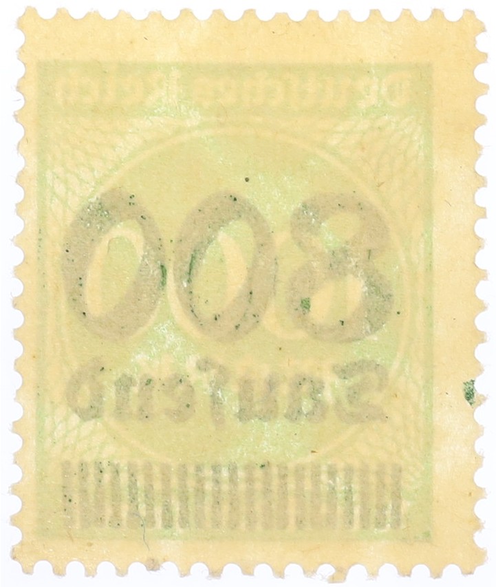 Почтовая марка 800.000 марок 1923 года Германия — Фото №2