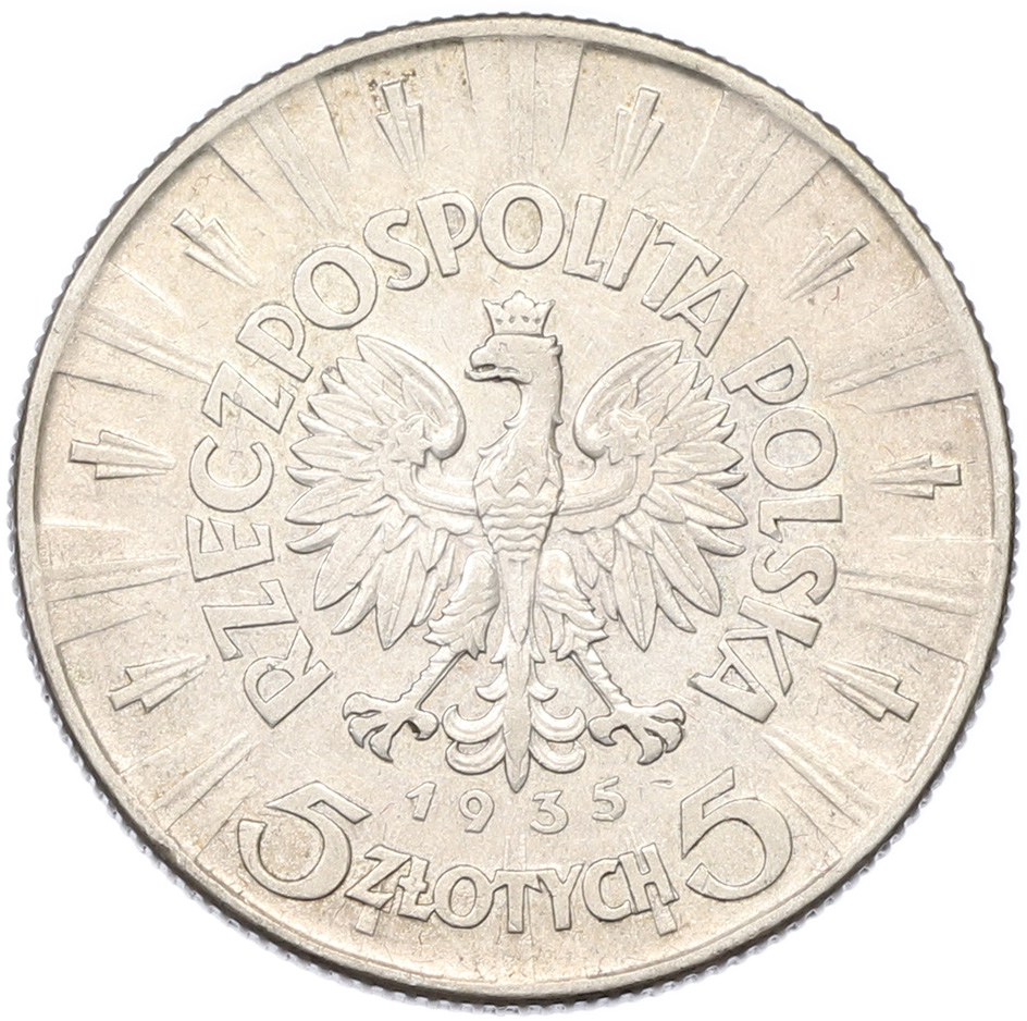 5 злотых 1935 года Польша — Фото №2