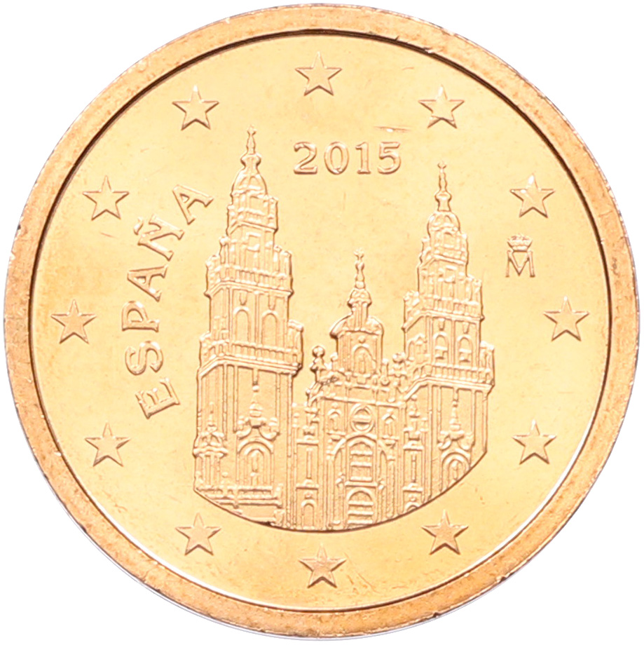 2 евроцента 2015 года Испания — Фото №1