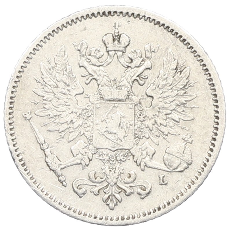 25 пенни 1908 года Русская Финляндия — Фото №2
