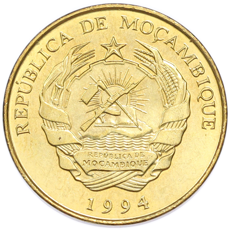 10 метикалов 1994 года Мозамбик — Фото №2