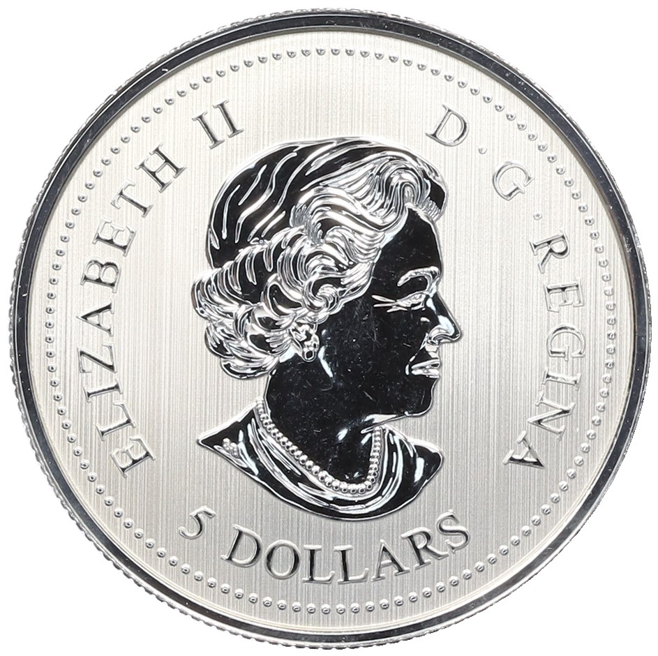 5 долларов 2022 года Канада «Кленовый лист как эмблема Канады» — Фото №2
