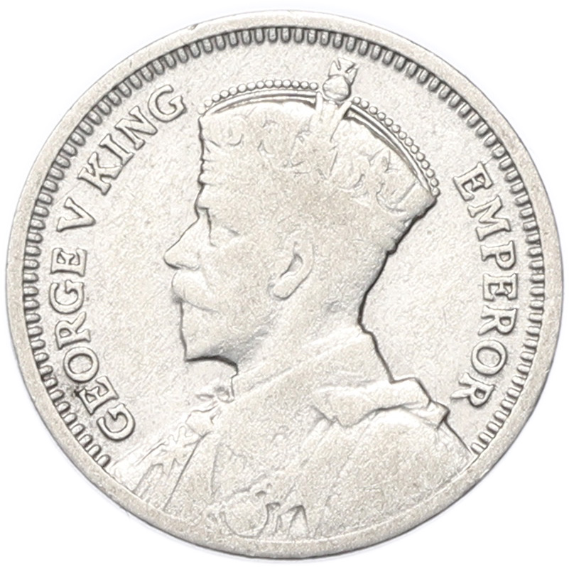 3 пенса 1934 года Новая Зеландия — Фото №2