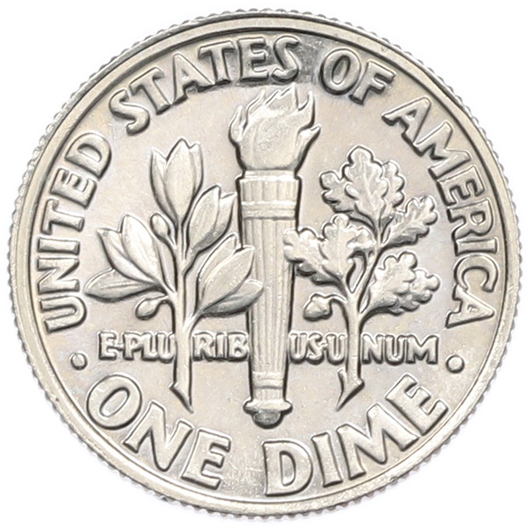 1 дайм (10 центов) 1985 года P США — Фото №2