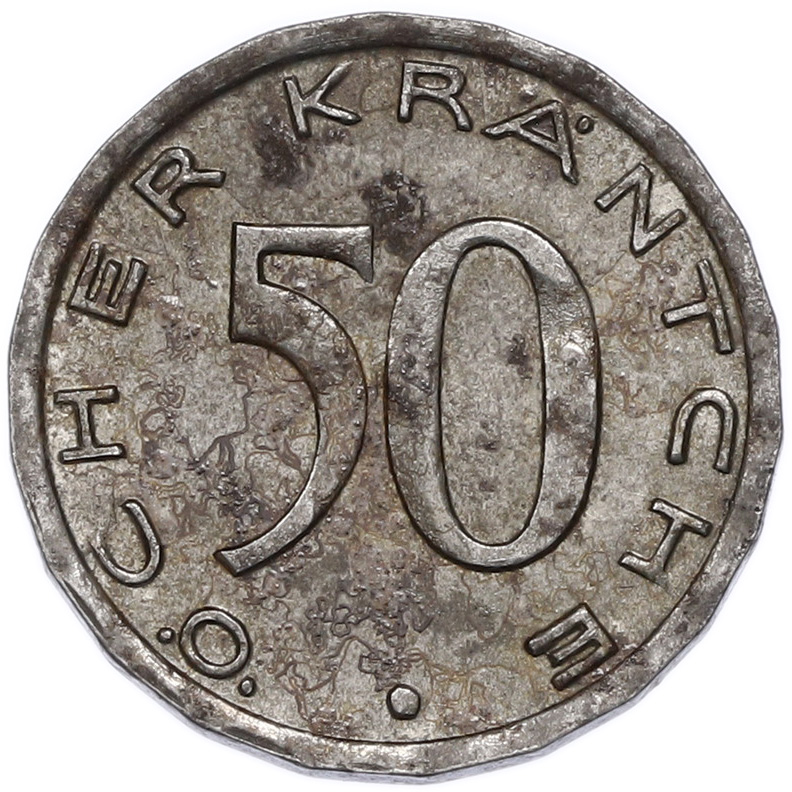 50 пфеннигов 1920 года Германия — город Аахен (Нотгельд) — Фото №2