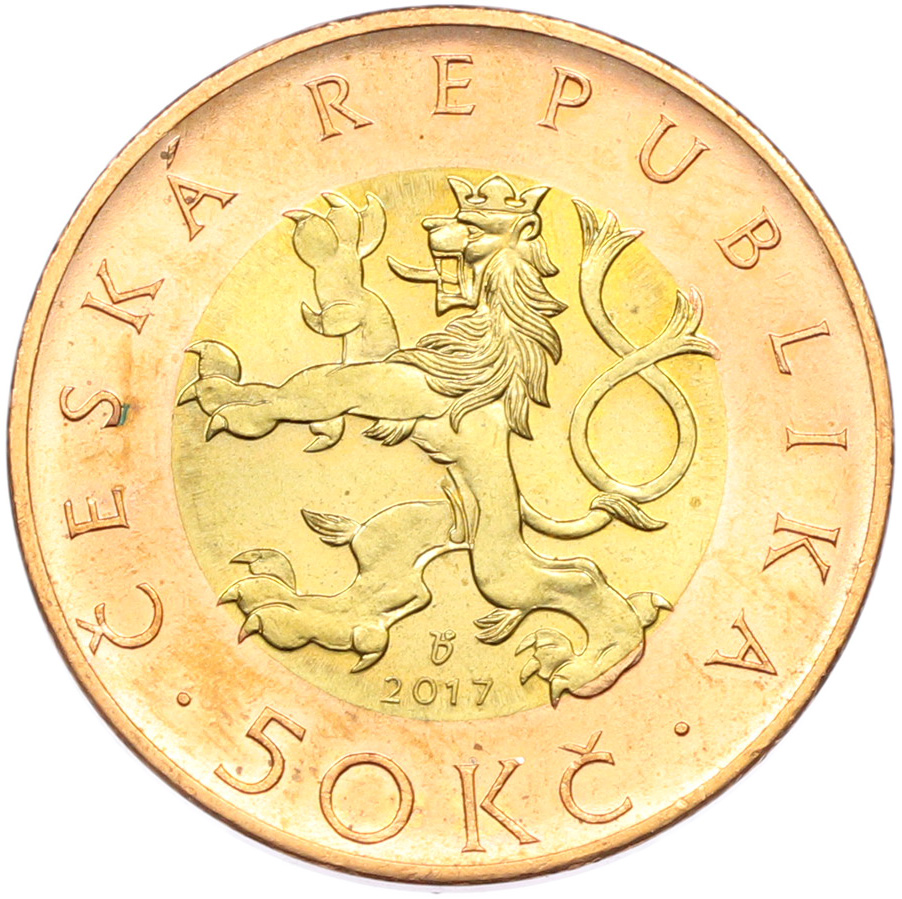 50 крон 2017 года Чехия — Фото №1