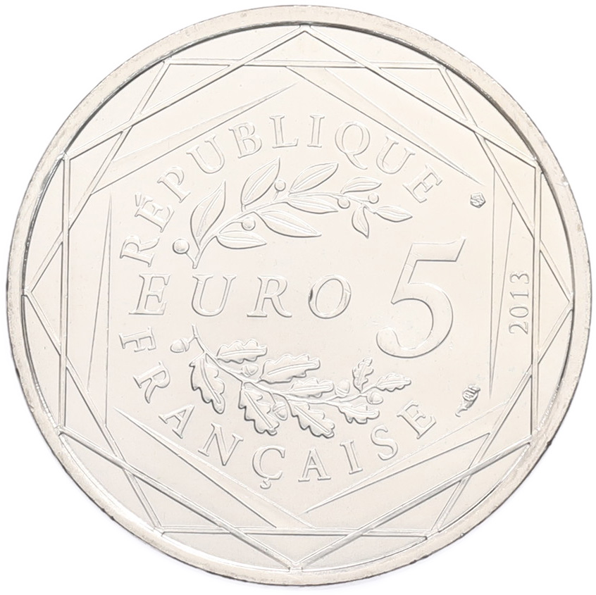 5 евро 2013 года Франция «Свобода» — Фото №2