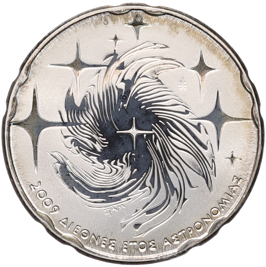 10 евро 2009 года Греция «Международный год астрономии» — Фото №1