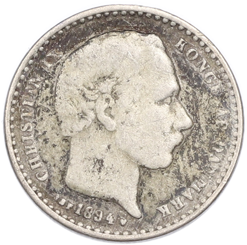 25 эре 1894 года Дания — Фото №2