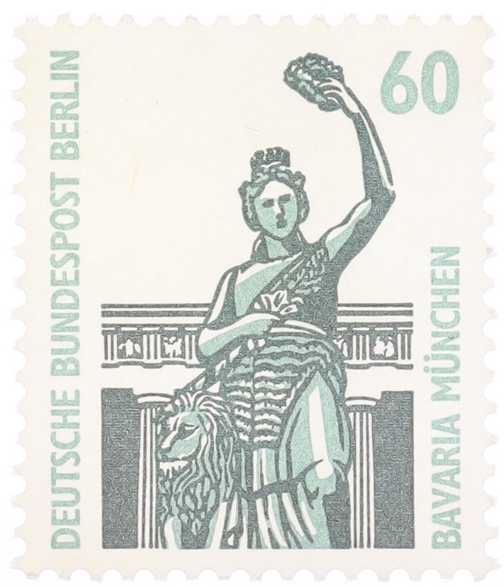 Почтовая марка 60 пфеннигов 1987 года Западный Берлин — Фото №1
