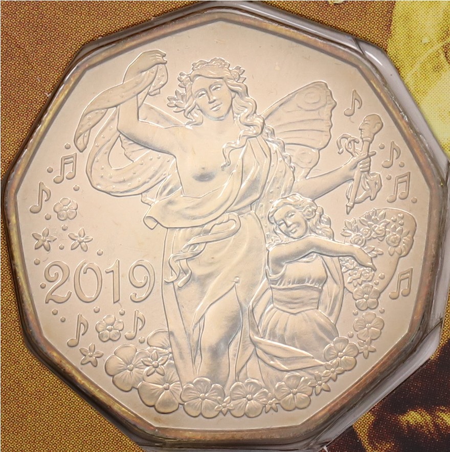 5 евро 2019 года Австрия «Новый год» — Фото №1