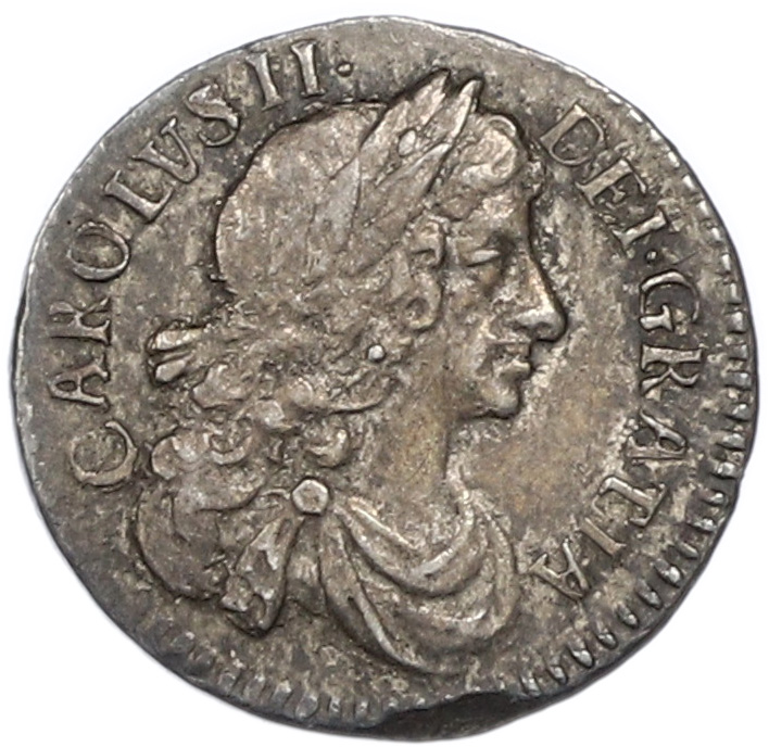 2 пенса 1677 года Великобритания (Карл II) — Фото №2