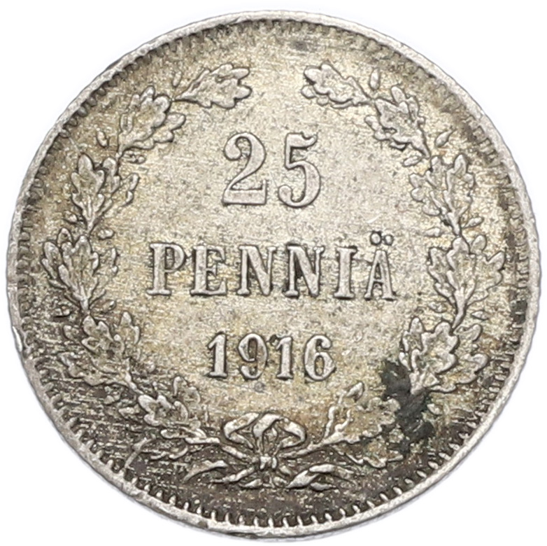 25 пенни 1916 года Русская Финляндия — Фото №1