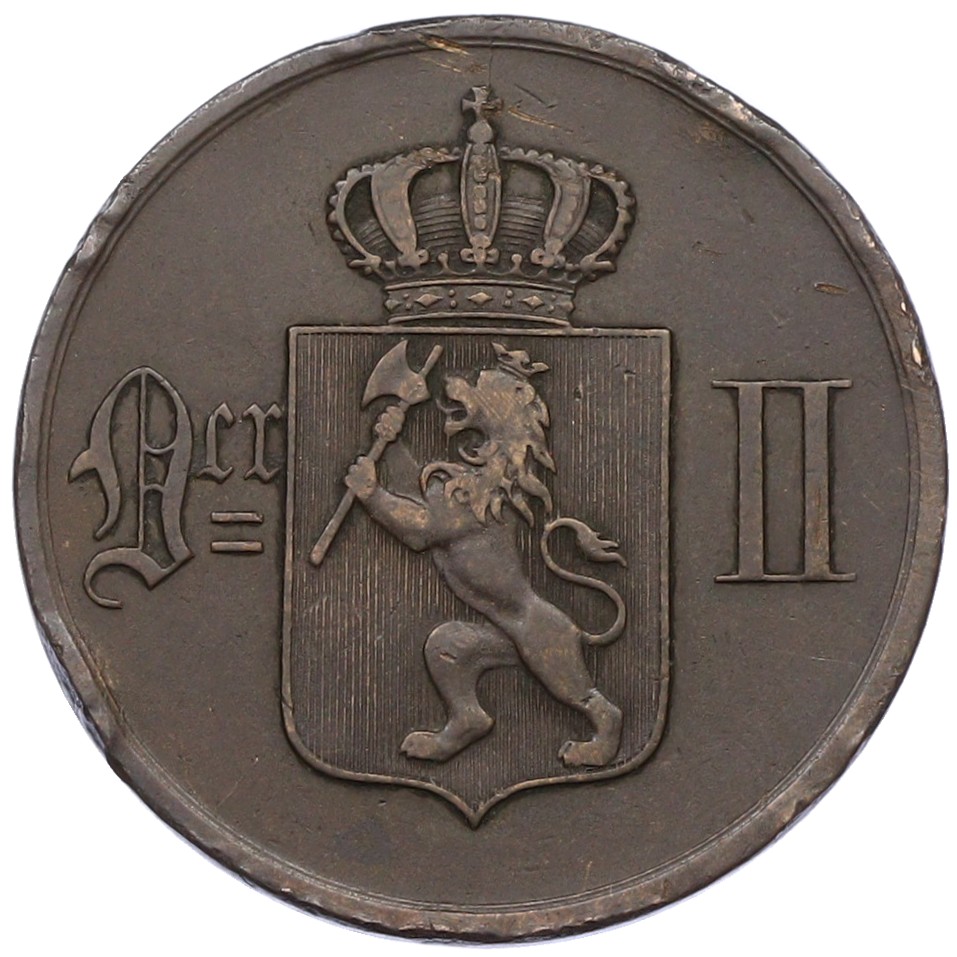 5 эре 1896 года Норвегия — Фото №2