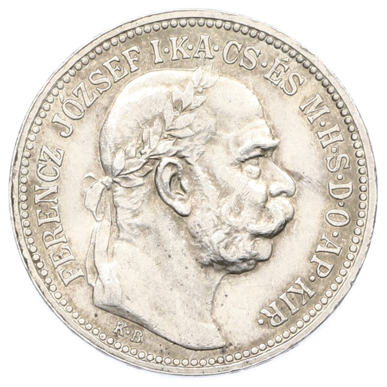 1 крона 1915 года Венгрия — Фото №2