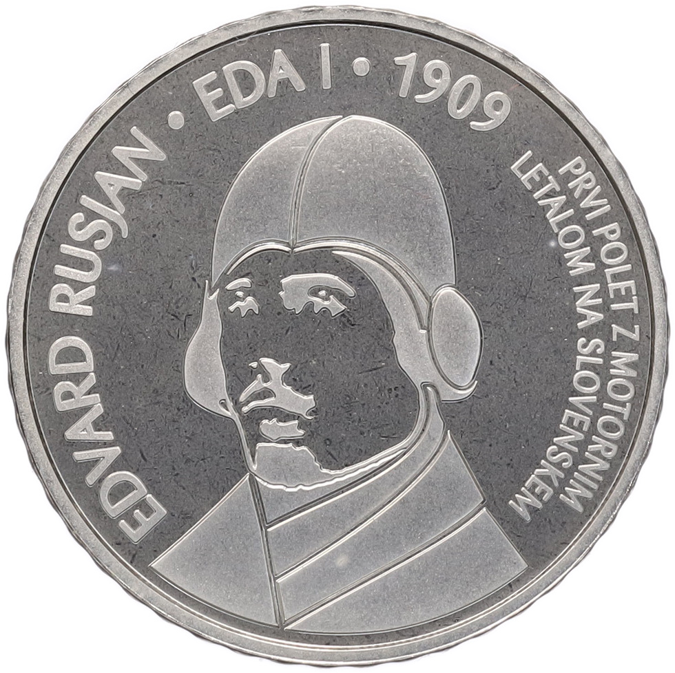 30 евро 2009 года Словения «100 лет первому авиаполету» — Фото №1