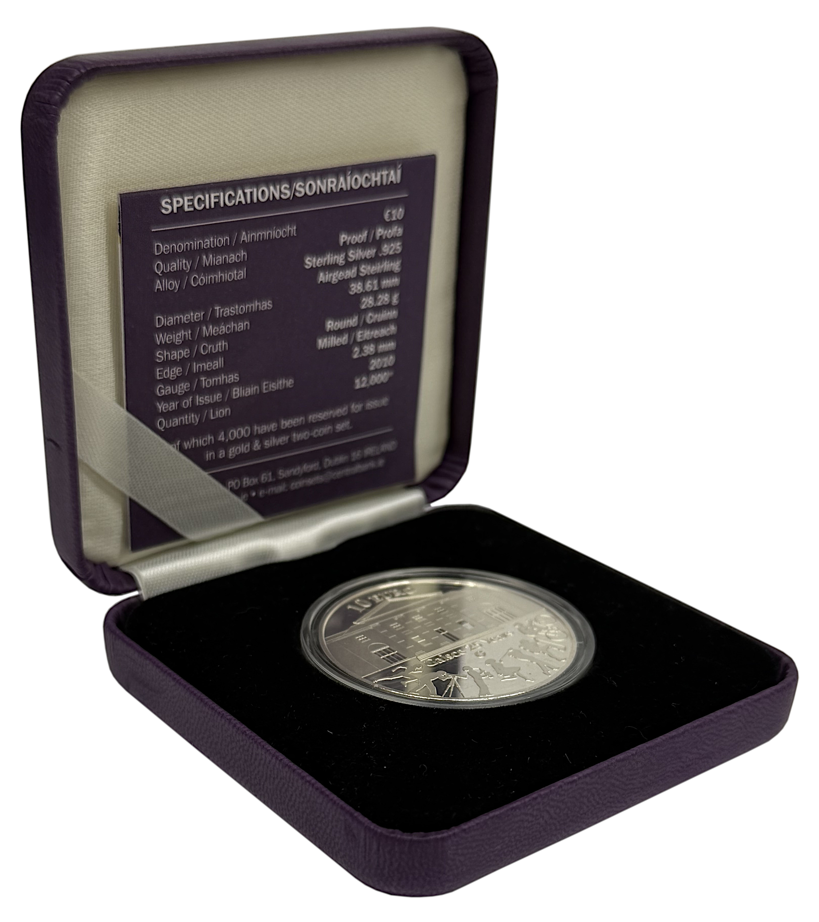 10 евро 2010 года Ирландия «25 лет Президентской премии Gaisce» — Фото №3