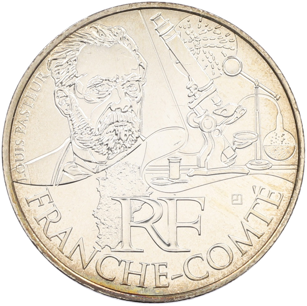 10 евро 2012 года Франция «Регионы Франции — Франш-Конте» — Фото №1