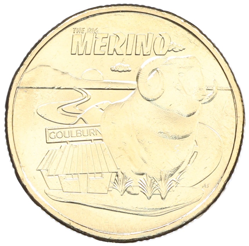 1 доллар 2025 года Австралия «Австралийские Большие Вещи — Большой Меринос» — Фото №1