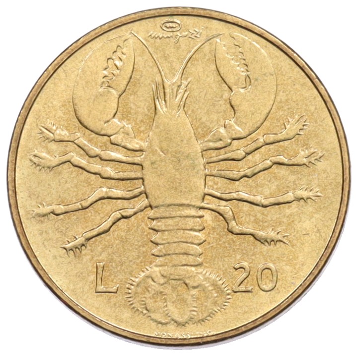 20 лир 1974 года Сан-Марино — Фото №1