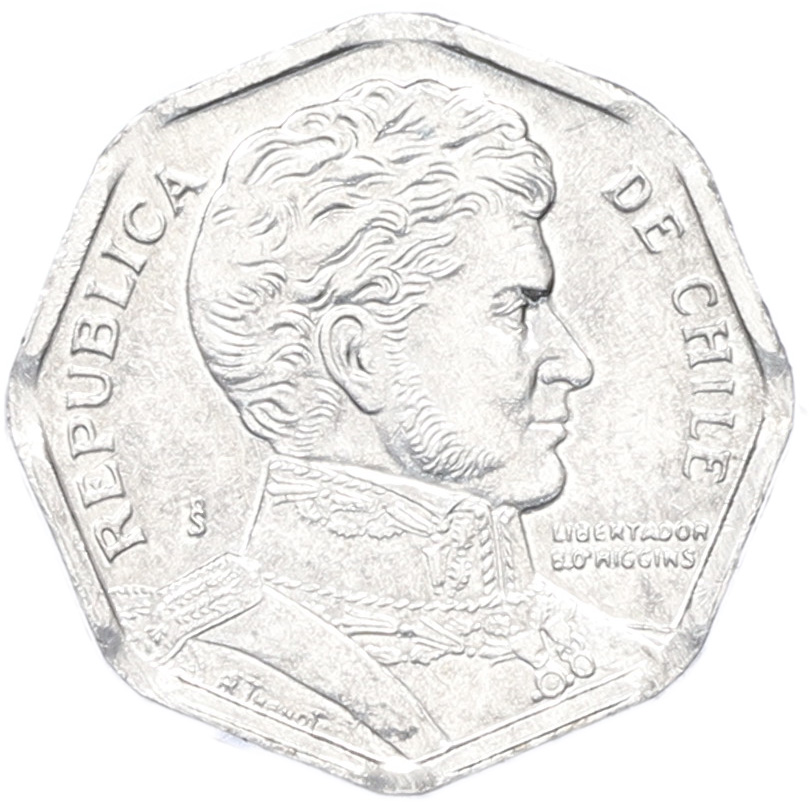 1 песо 2006 года Чили — Фото №2