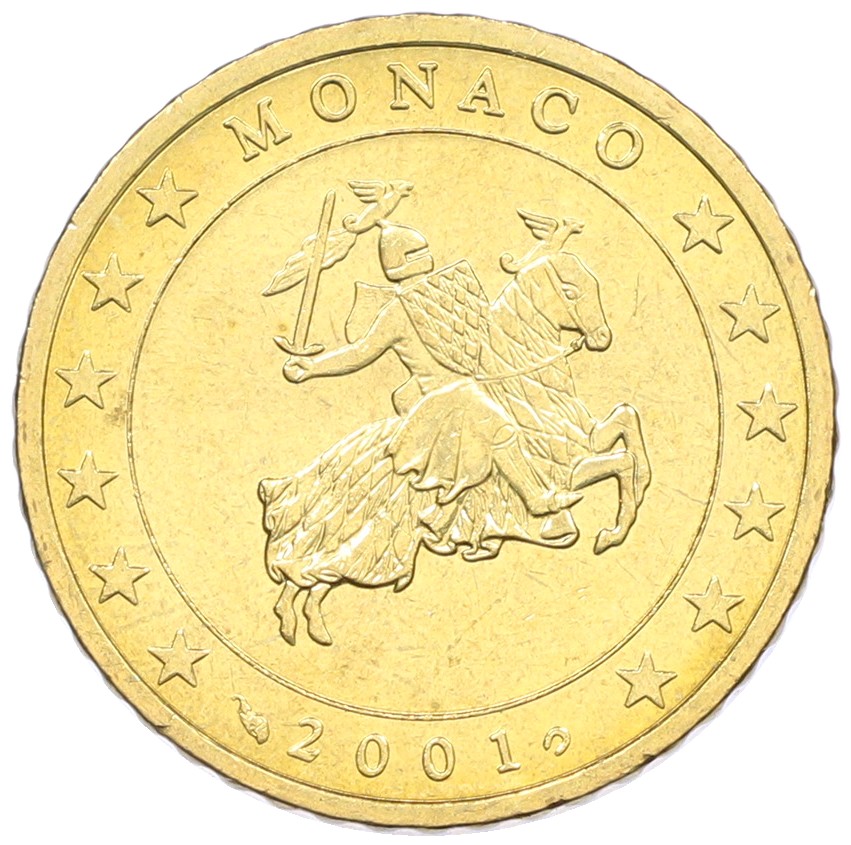 50 евроцентов 2001 года Монако — Фото №1