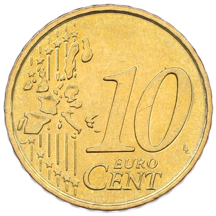 10 евроцентов 2001 года Монако — Фото №2