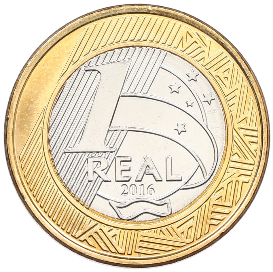 1 реал 2016 года Бразилия «XXXI летние Олимпийские Игры в Рио-де-Жанейро 2016 — Винисиус» — Фото №2