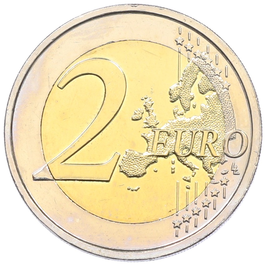 2 евро 2009 года Бельгия — Фото №2
