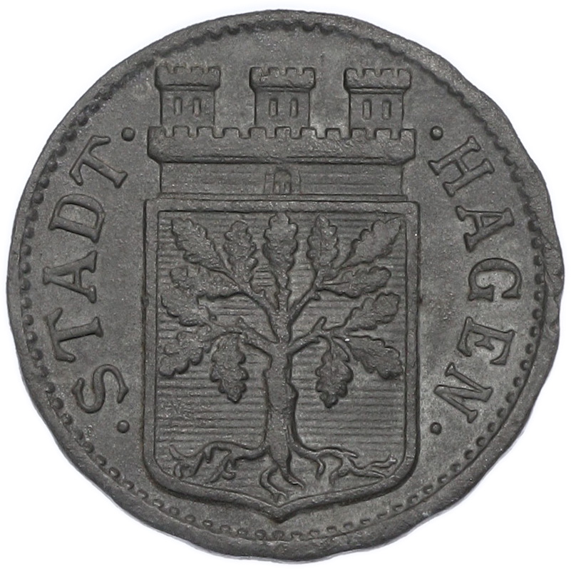 50 пфеннигов 1917 года Германия — город Хаген (Нотгельд) — Фото №1
