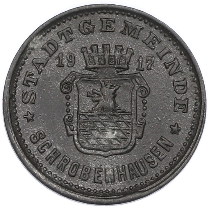 20 пфеннигов 1917 года Германия — город Шробенхаузен (Нотгельд) — Фото №1