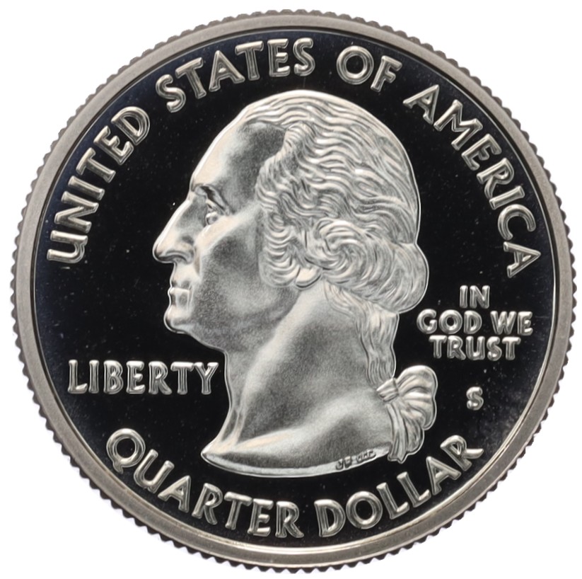 1/4 доллара (25 центов) 2002 года S США «Штаты и территории — Луизиана» — Фото №2