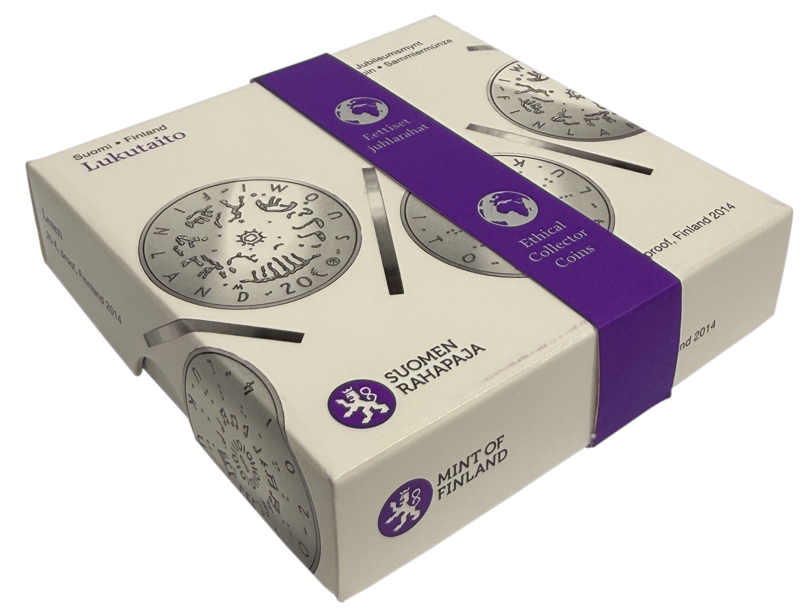 20 евро 2014 года Финляндия «Грамотность» — Фото №3