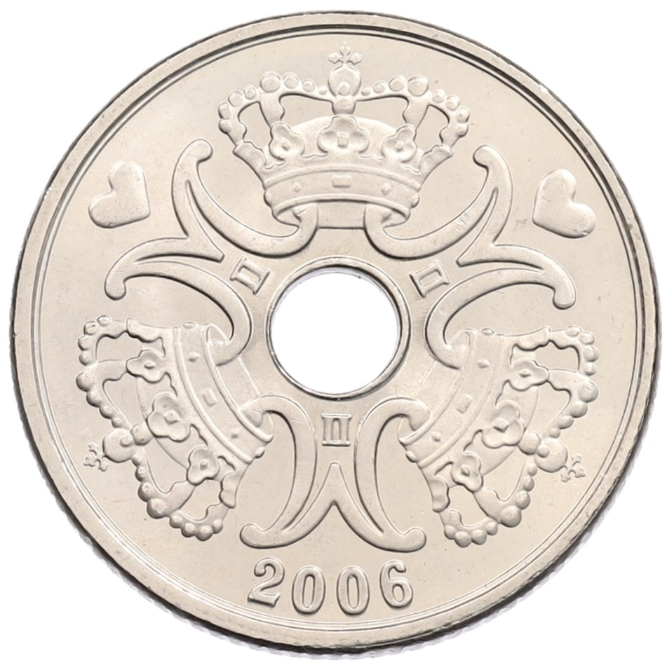 5 крон 2006 года Дания — Фото №2