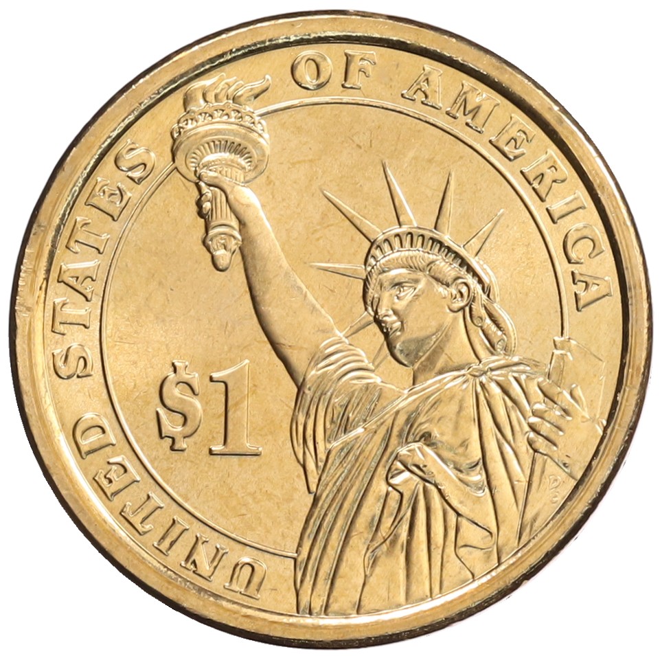 1 доллар 2013 года D США «25-й президент США Уильям Мак-Кинли» — Фото №2