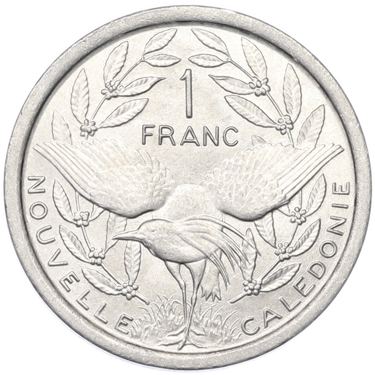 1 франк 1977 года Новая Каледония — Фото №1