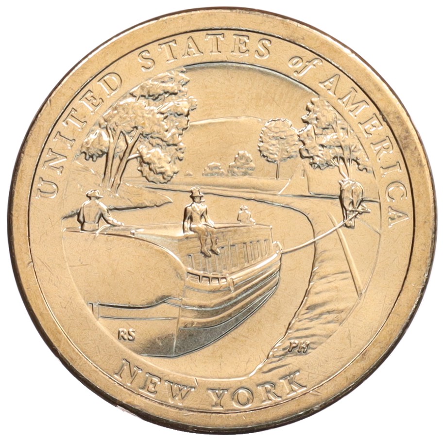 1 доллар 2021 года Р США «Американские инновации — Эри-Канал» — Фото №1