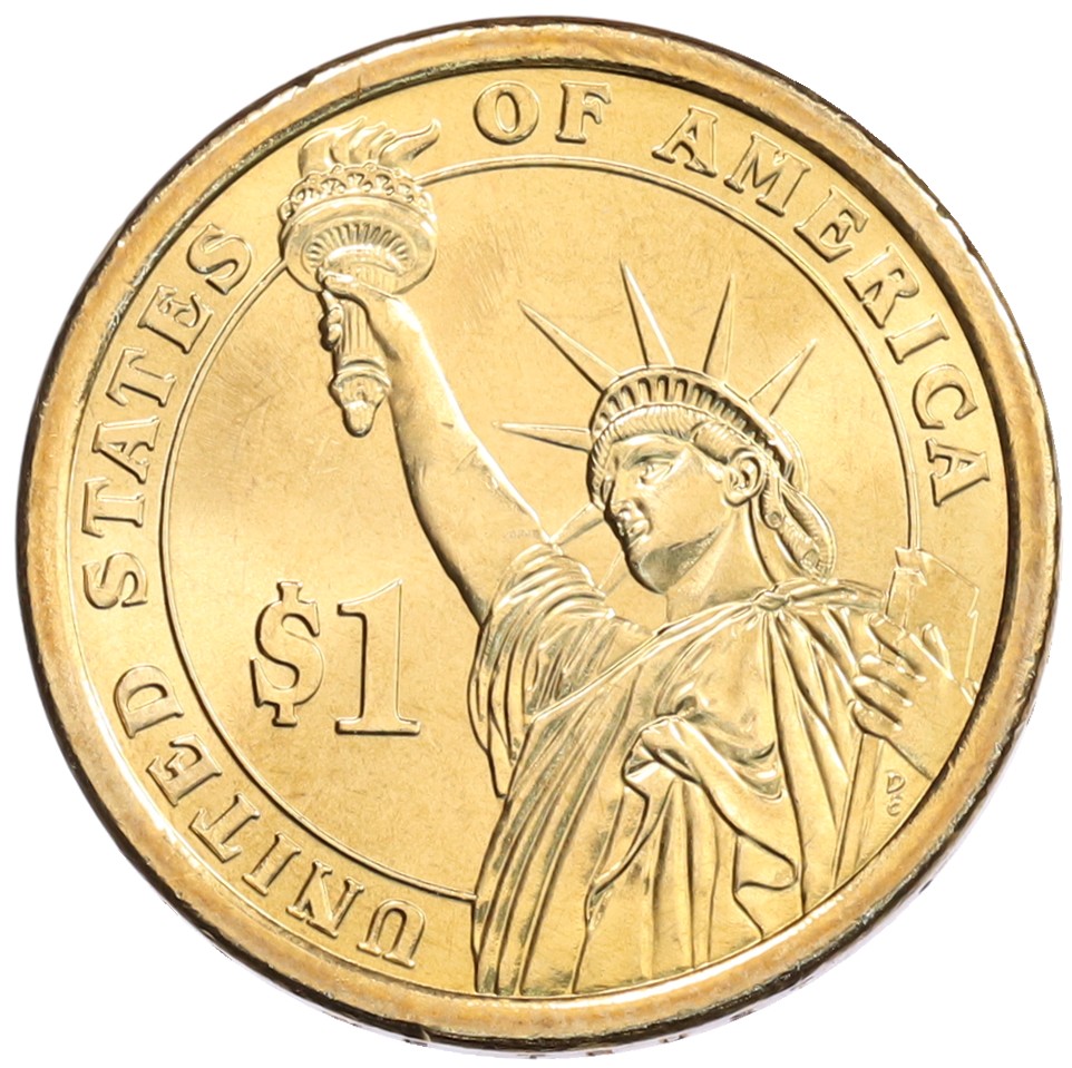 1 доллар 2008 года P США «5-й президент США Джеймс Монро» — Фото №2