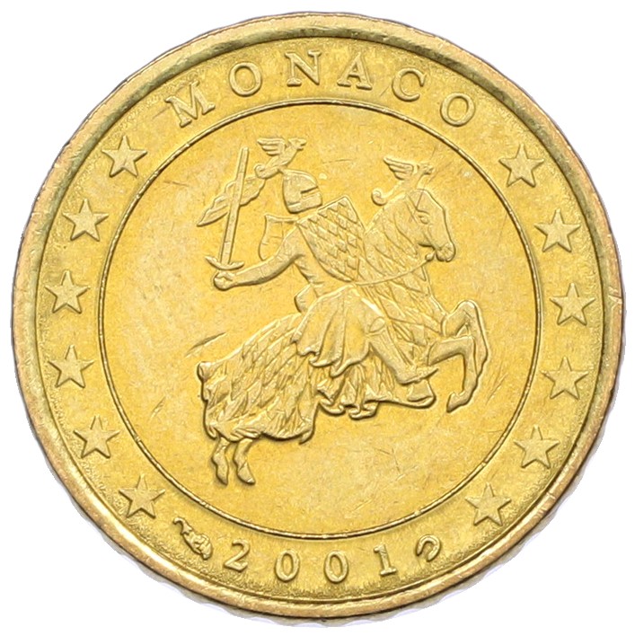 10 евроцентов 2001 года Монако — Фото №1