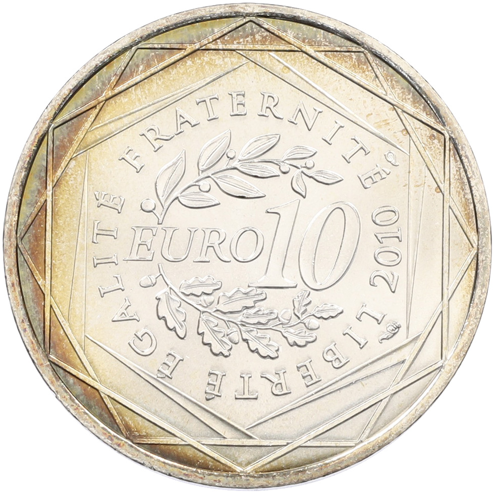 10 евро 2010 года Франция «Регионы Франции — Иль-де-Франс» — Фото №2