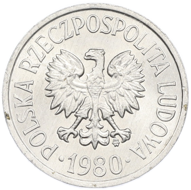 20 грошей 1980 года Польша — Фото №1