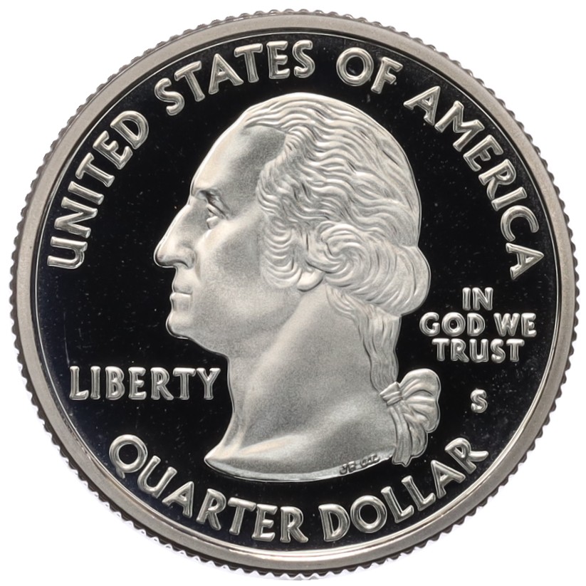 1/4 доллара (25 центов) 2002 года S США «Штаты и территории — Миссисипи» — Фото №2