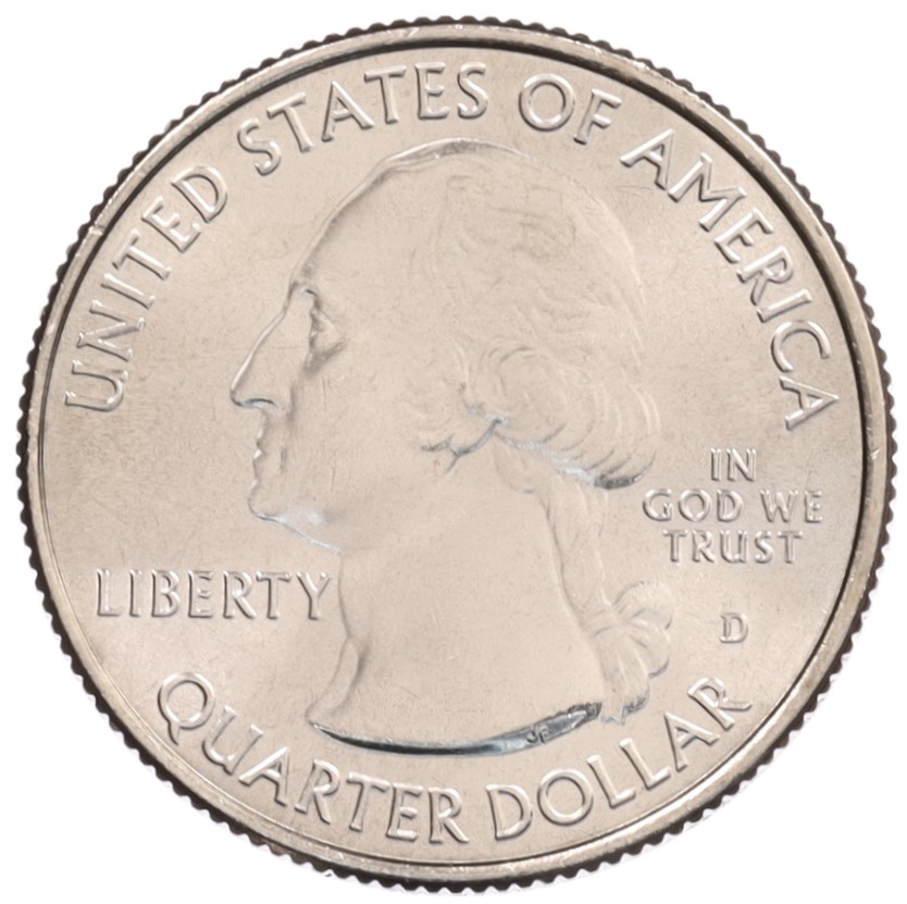1/4 доллара (25 центов) 2017 года D США «Национальные парки — №40 Национальный исторический парк имени Джорджа Р. Кларка» — Фото №2