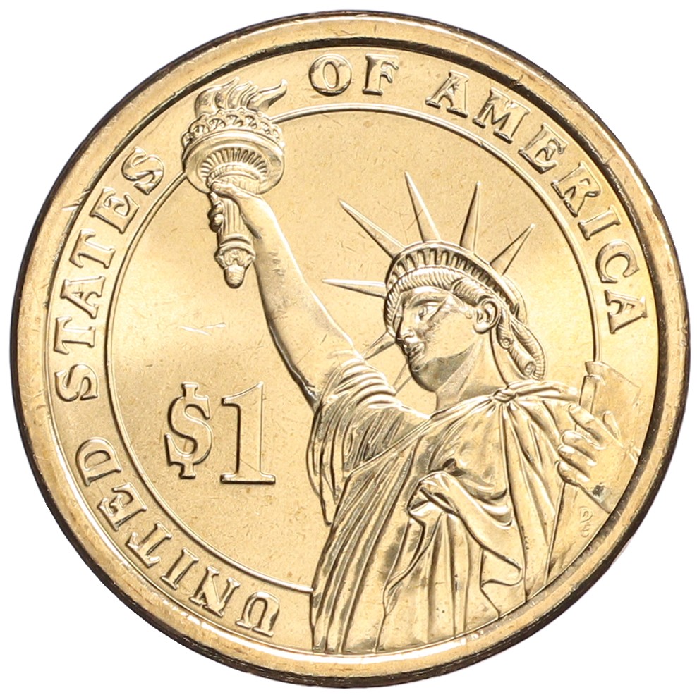 1 доллар 2012 года D США «24-й президент США Гровер Кливленд» — Фото №2