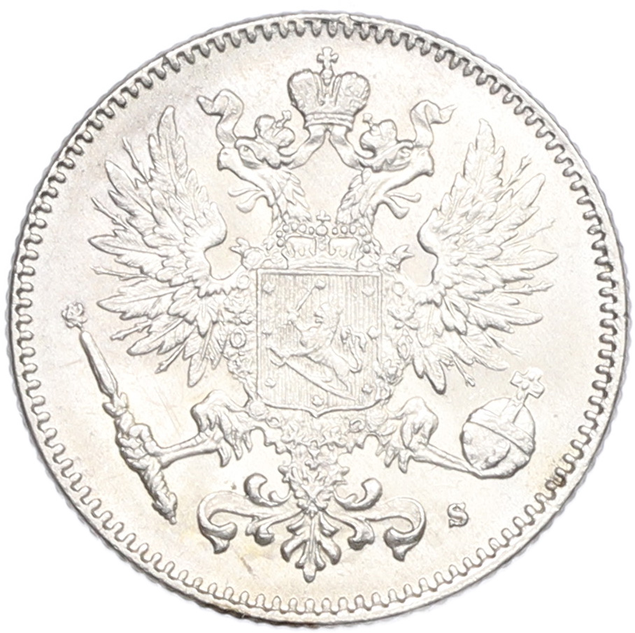 50 пенни 1916 года Русская Финляндия — Фото №2